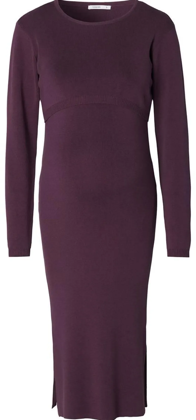 jurk_met_voedingsfunctie__11-38.webp Noppies Jurken | Jurken<Jurk Met Voedingsfunctie Jaleesa - Plum Perfect