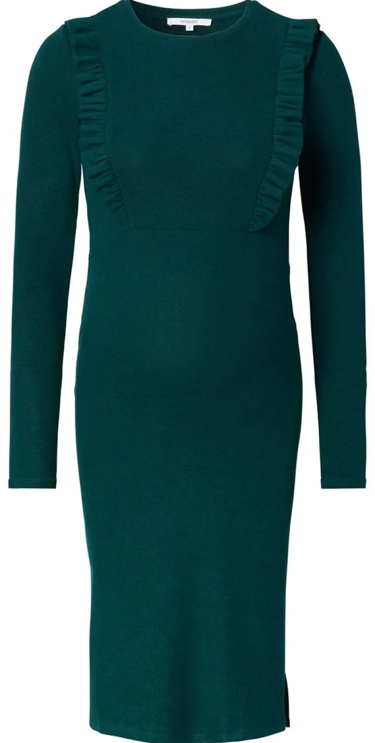 jurk_met_voedingsfunctie__11-77.webp Noppies Jurken | Jurken<Jurk Met Voedingsfunctie Paducah - Deep Teal