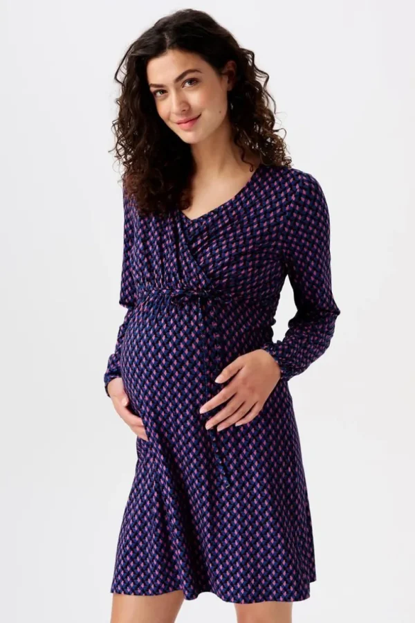 Noppies Jurken | Jurken<Jurk Met Voedingsfunctie - Royal Blue