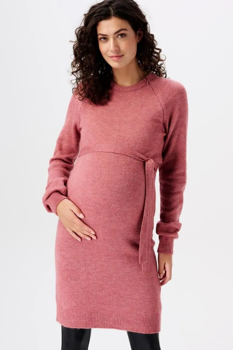 jurk_met_voedingsfunctie__12-87.webp Noppies Jurken | Jurken<Jurk Met Voedingsfunctie - Dark Old Pink