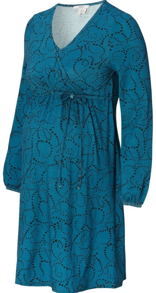 Noppies Jurken | Jurken<Jurk Met Voedingsfunctie - Blue Coral