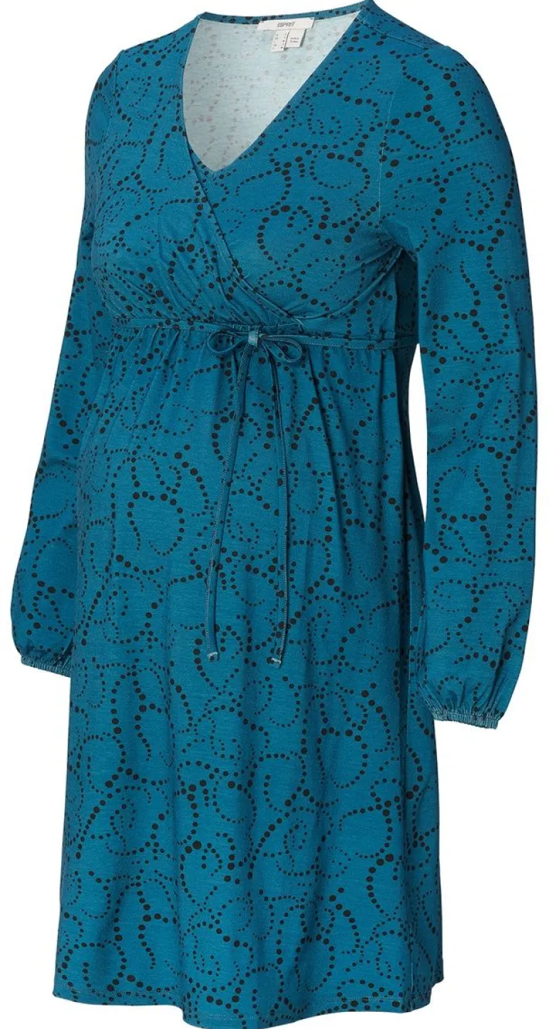 jurk_met_voedingsfunctie__12-93.webp Noppies Jurken | Jurken<Jurk Met Voedingsfunctie - Blue Coral