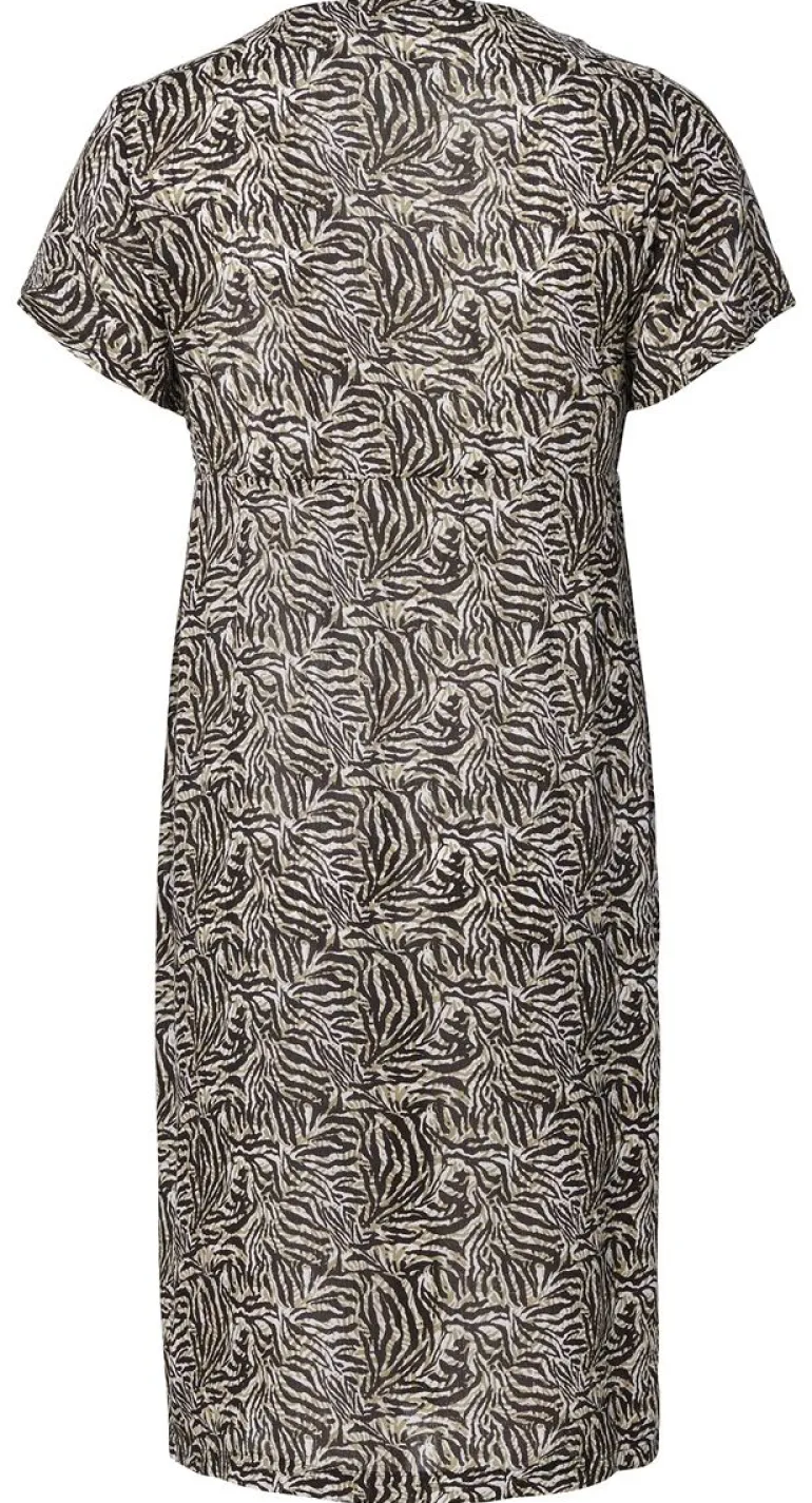 jurk_met_voedingsfunctie__12-97.webp Noppies Jurken | Jurken<Jurk Met Voedingsfunctie Palm Leafs - Vetiver