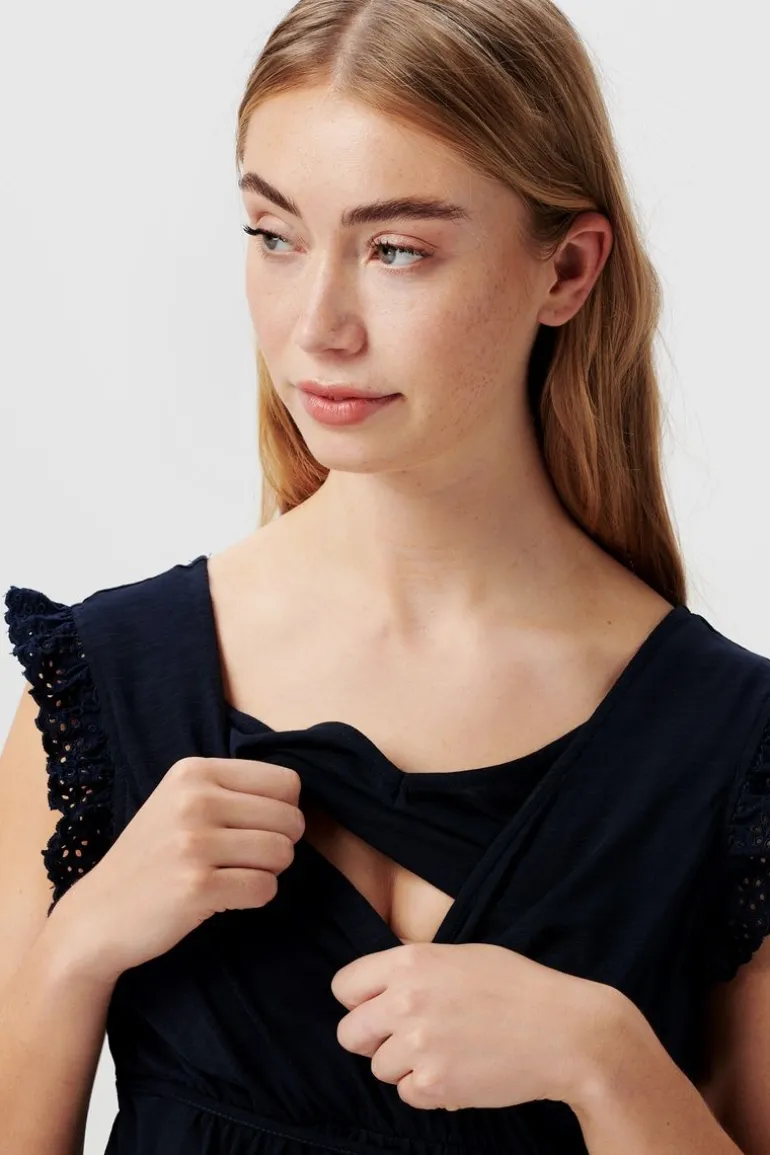 jurk_met_voedingsfunctie__14-3.webp Noppies Jurken | Jurken<Jurk Met Voedingsfunctie - Night Sky Blue