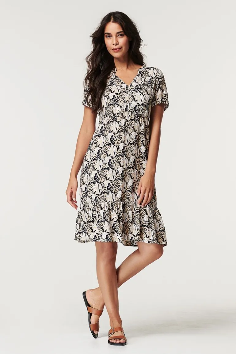 jurk_met_voedingsfunctie__15-30.webp Noppies Jurken | Jurken<Jurk Met Voedingsfunctie - Gunmetal