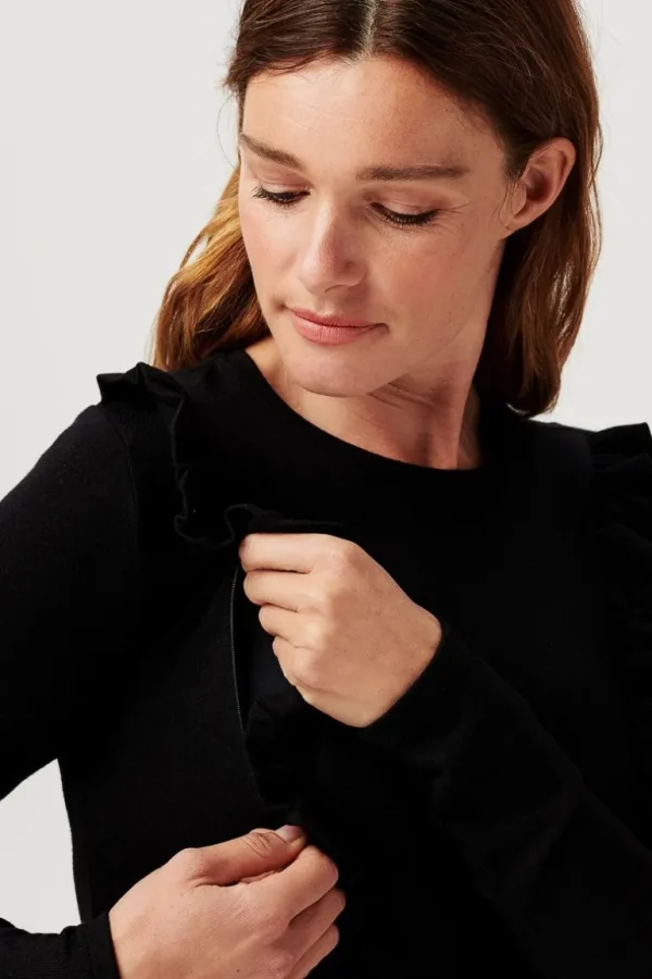 Noppies Jurken | Jurken<Jurk Met Voedingsfunctie Padu - Black