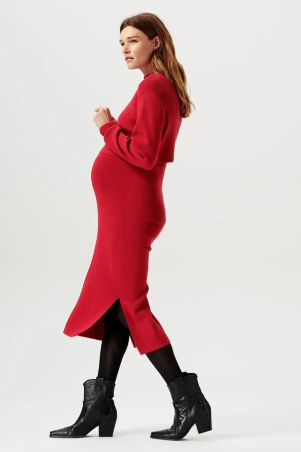 Noppies Jurken | Jurken<Jurk Met Voedingsfunctie Sesser - jester red