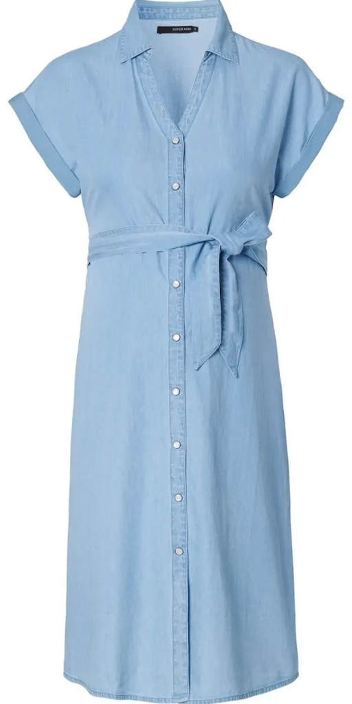 Noppies Jurken | Jurken<Jurk Met Voedingsfunctie Tencel - Light Blue