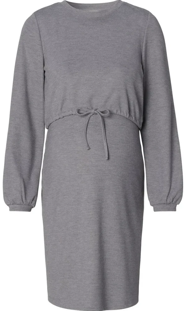 Noppies Jurken | Jurken<Jurk Met Voedingsfunctie - Medium Grey