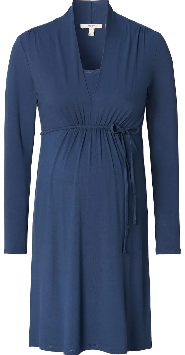 jurk_met_voedingsfunctie__2-3.webp Noppies Jurken | Jurken<Jurk Met Voedingsfunctie - Dark Blue