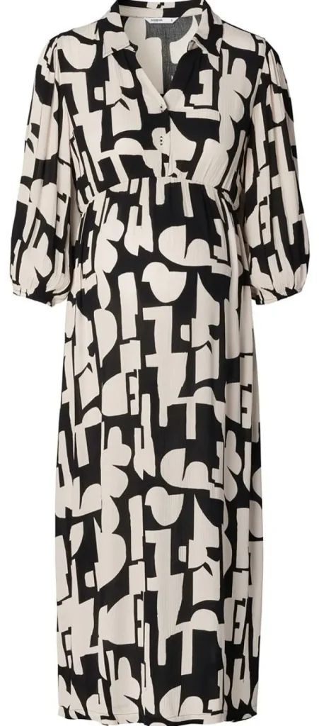 Noppies Jurken | Jurken<Jurk Met Voedingsfunctie Lieksa - Monochrome All Over Print