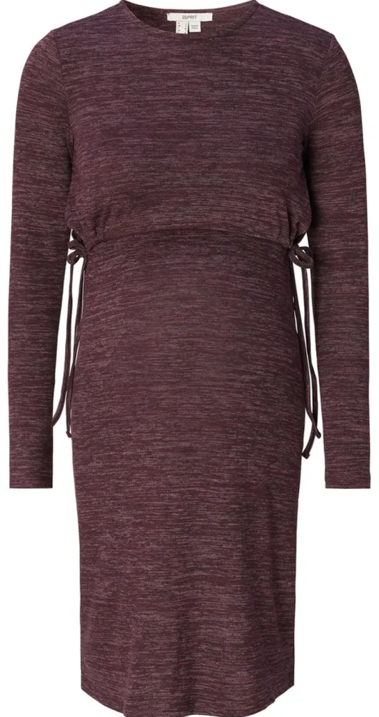 Noppies Jurken | Jurken<Jurk Met Voedingsfunctie - Plum Brown