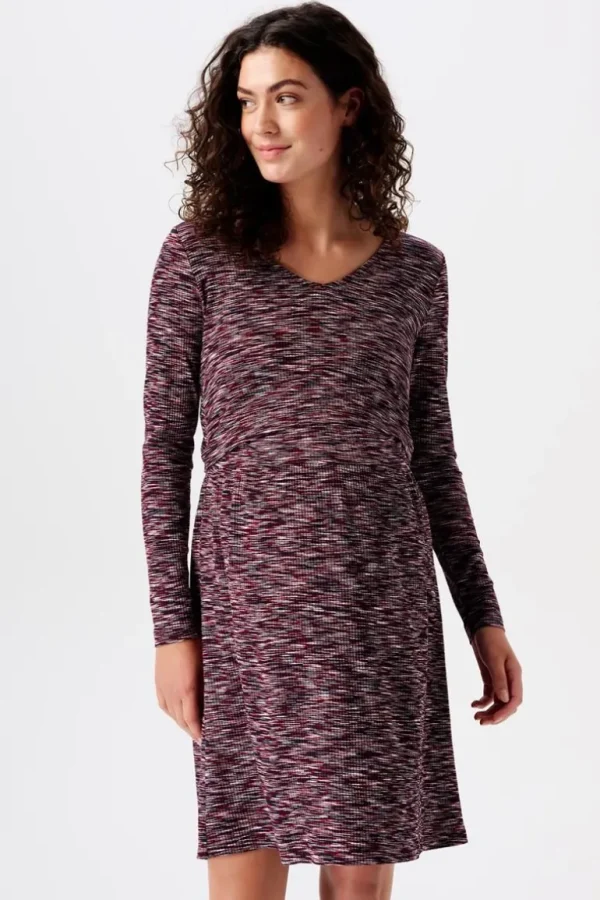 Noppies Jurken | Jurken<Jurk Met Voedingsfunctie - Plum red