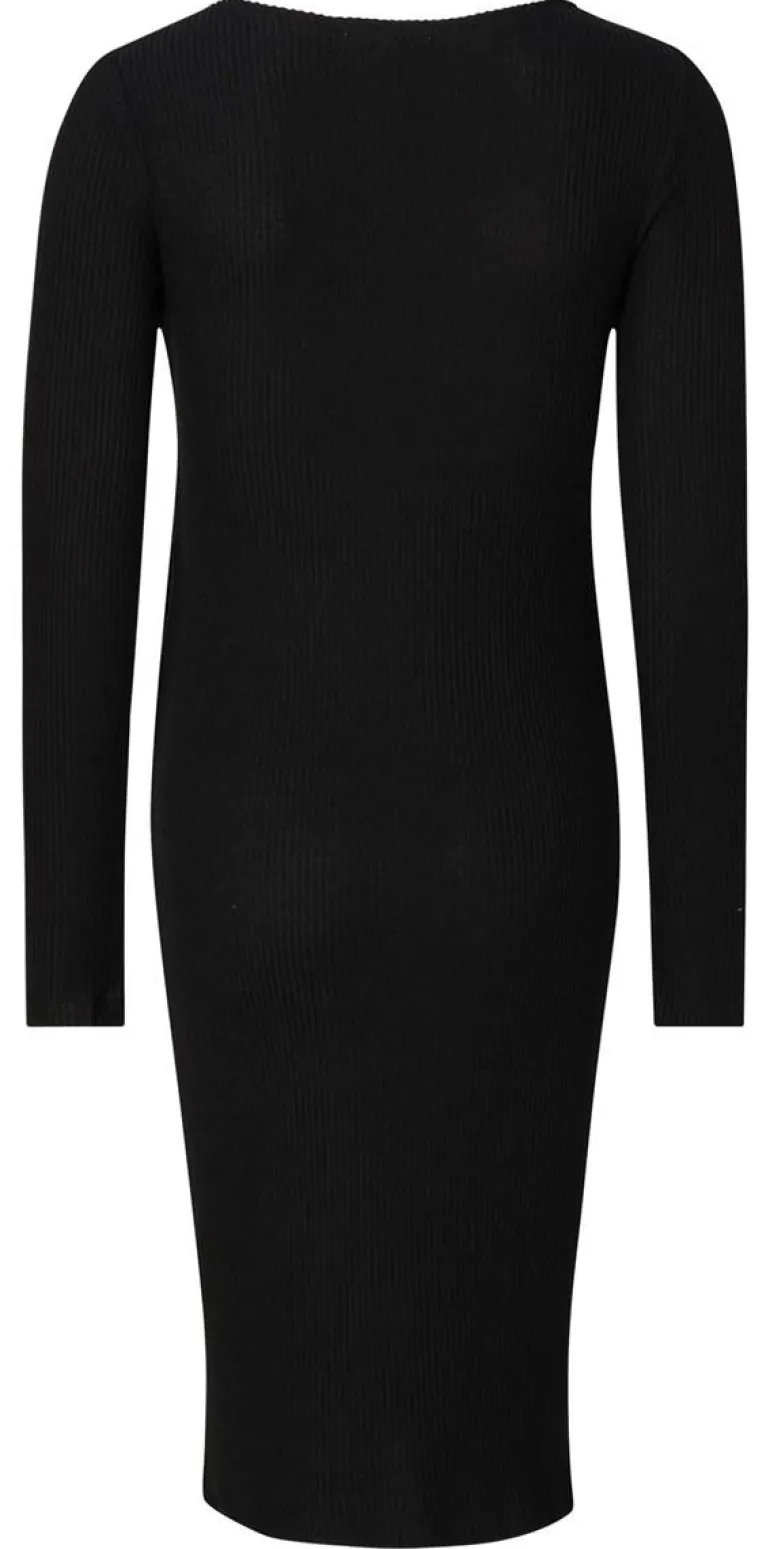 jurk_met_voedingsfunctie__3-84.webp Noppies Jurken | Jurken<Jurk Met Voedingsfunctie Asa Ultra Soft Nursing Dress - Black