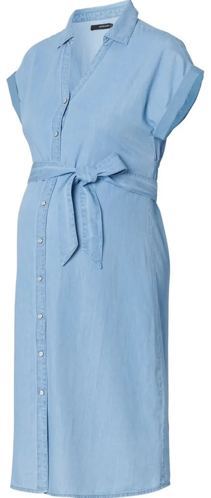 Noppies Jurken | Jurken<Jurk Met Voedingsfunctie Tencel - Light Blue