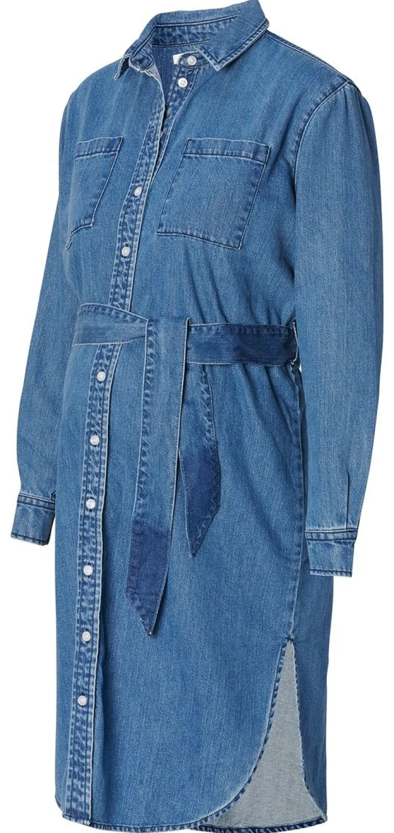 jurk_met_voedingsfunctie__4-149.webp Noppies Jurken | Jurken<Jurk Met Voedingsfunctie Athens - Medium Blue Wash