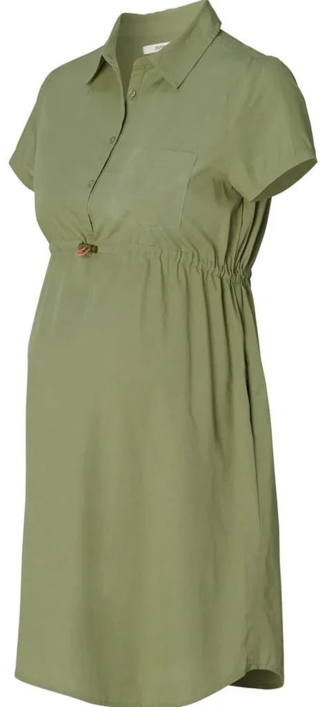 Noppies Jurken | Jurken<Jurk Met Voedingsfunctie - Olive Green