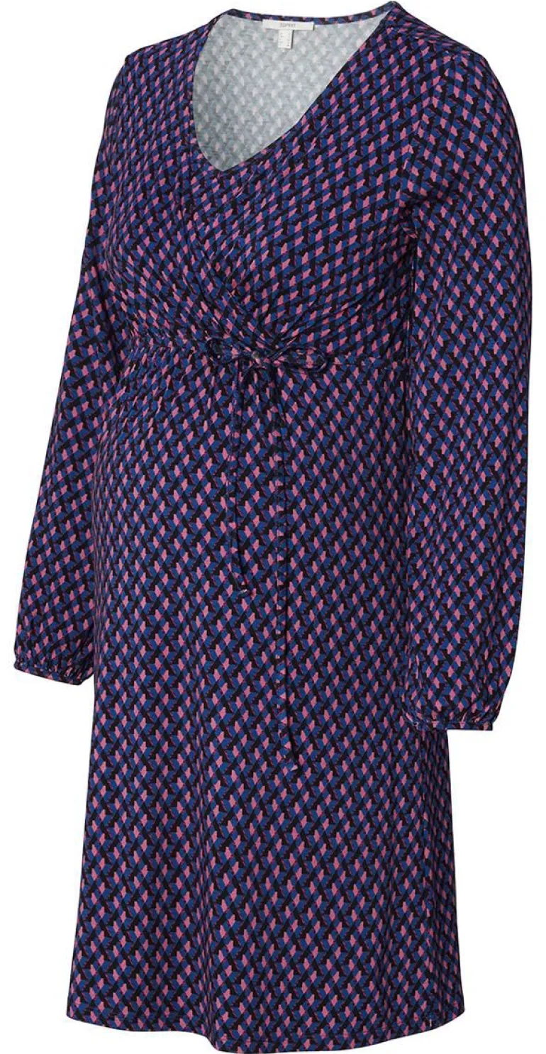 jurk_met_voedingsfunctie__4-23.webp Noppies Jurken | Jurken<Jurk Met Voedingsfunctie - Royal Blue