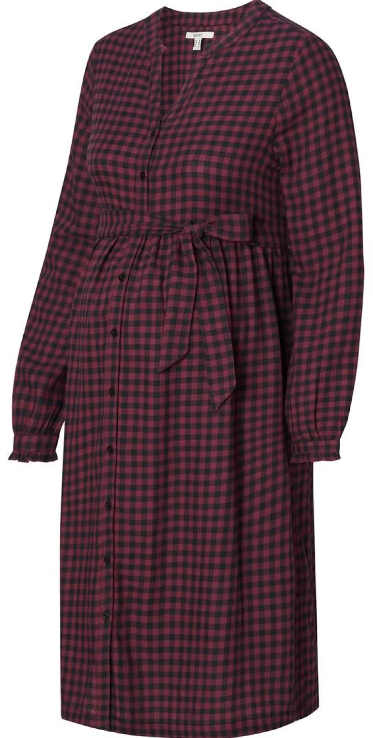 jurk_met_voedingsfunctie__4-30.webp Noppies Jurken | Jurken<Jurk Met Voedingsfunctie - Plum red