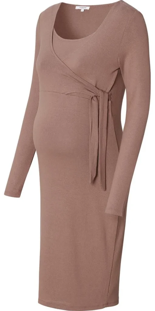 Noppies Jurken | Jurken<Jurk Met Voedingsfunctie Asa - Deep Taupe