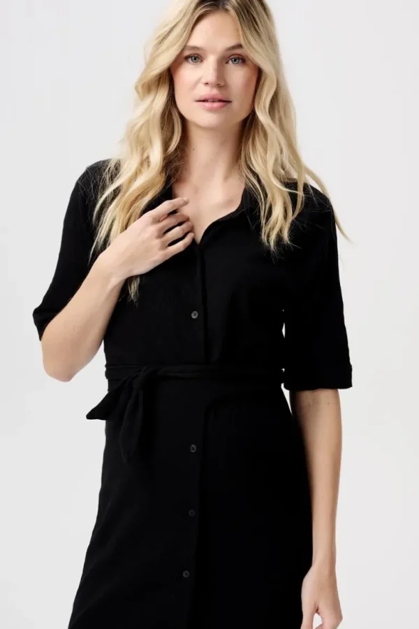 Noppies Jurken | Jurken<Jurk Met Voedingsfunctie Katarina - Black