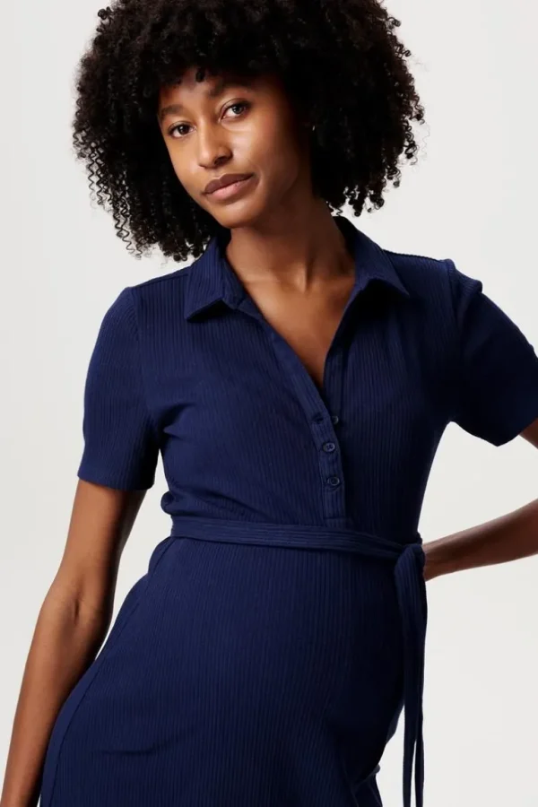 Noppies Jurken | Jurken<Jurk Met Voedingsfunctie - Dark Navy