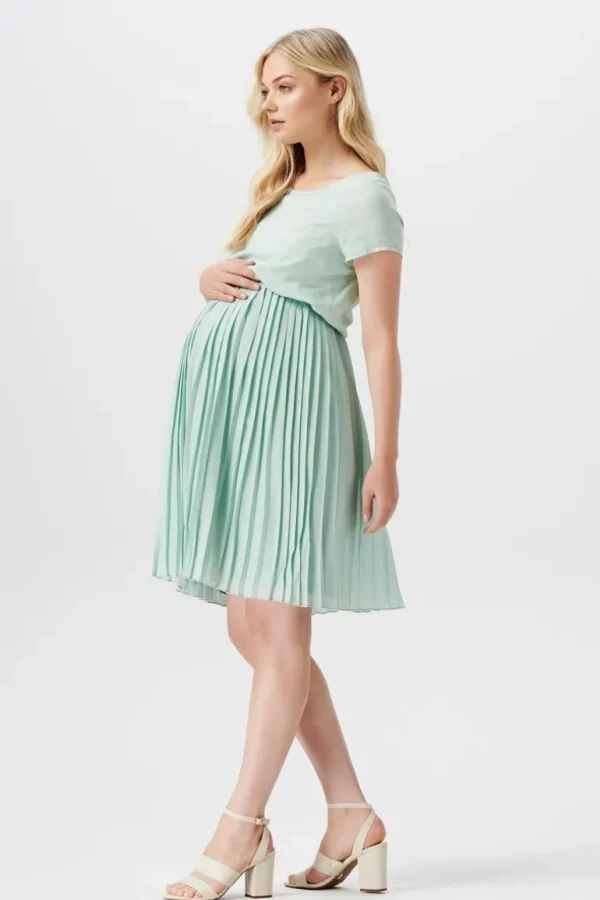 Noppies Jurken | Jurken<Jurk Met Voedingsfunctie - Pale Mint