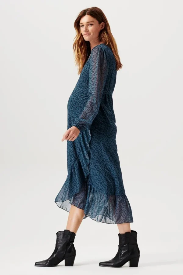 Noppies Jurken | Jurken<Jurk Met Voedingsfunctie Olathe - Coronet Blue