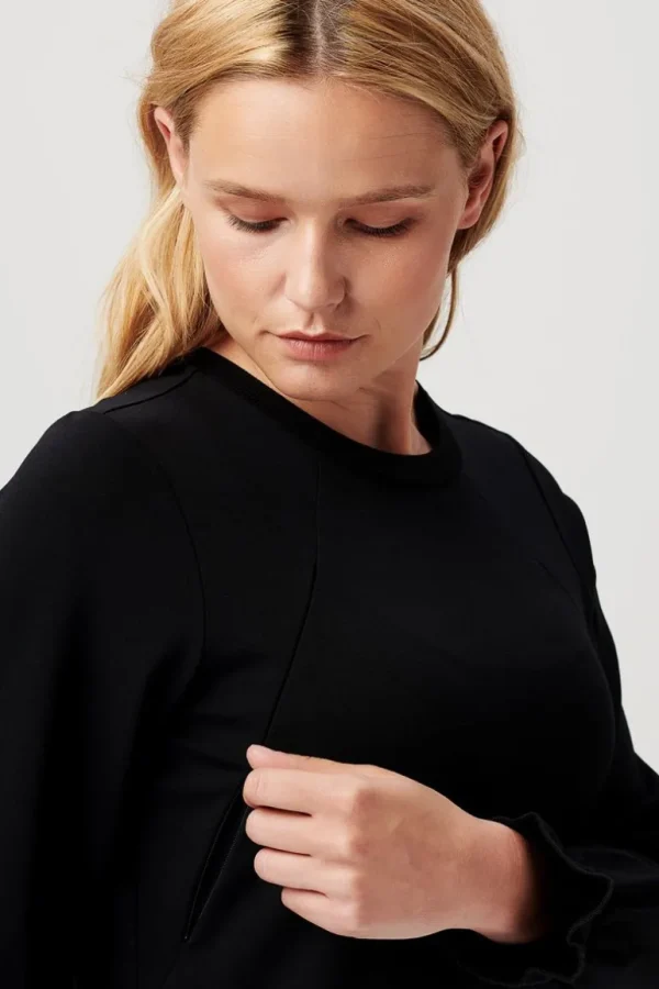 Noppies Jurken | Jurken<Jurk Met Voedingsfunctie Pinole - Black
