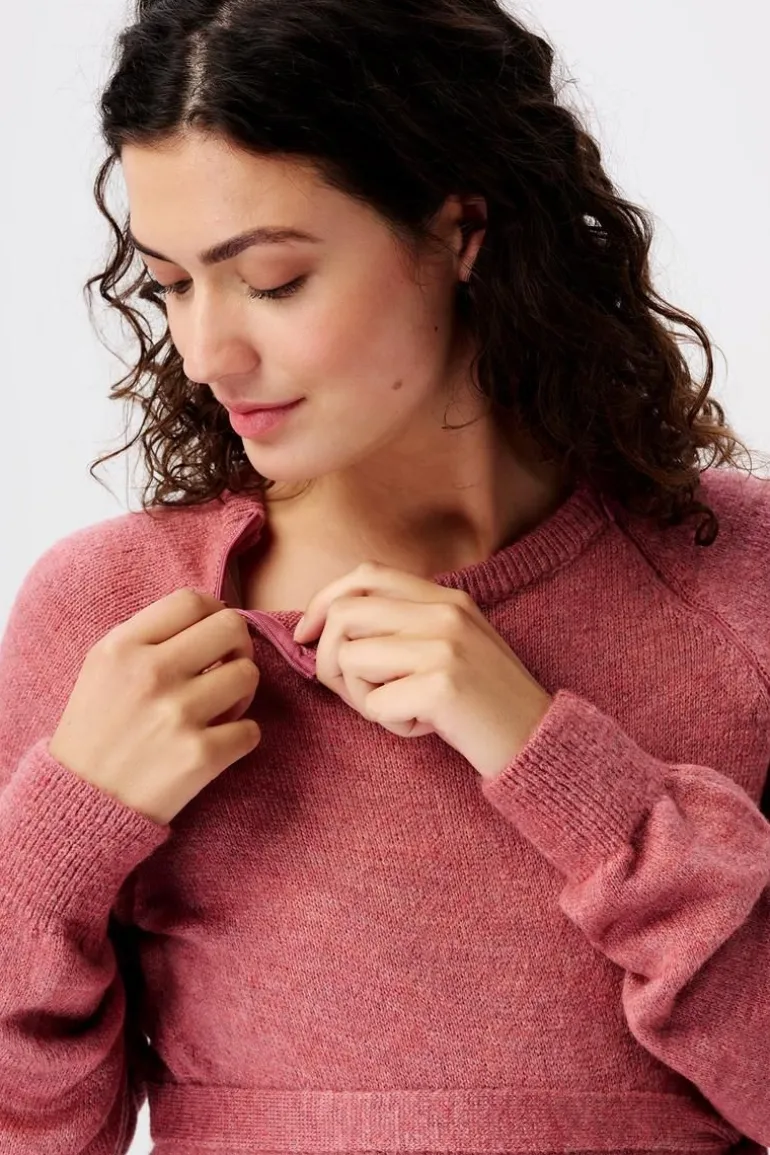 jurk_met_voedingsfunctie__6-128.webp Noppies Jurken | Jurken<Jurk Met Voedingsfunctie - Dark Old Pink