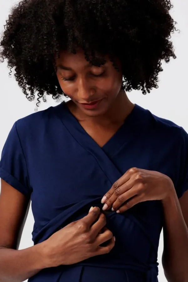 Noppies Jurken | Jurken<Jurk Met Voedingsfunctie - Dark Navy