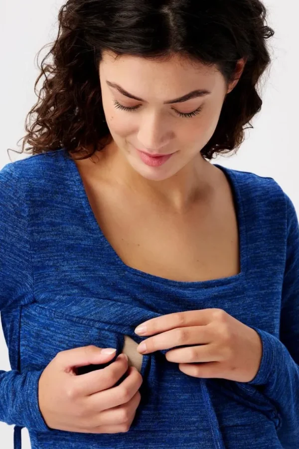 Noppies Jurken | Jurken<Jurk Met Voedingsfunctie - Royal Blue