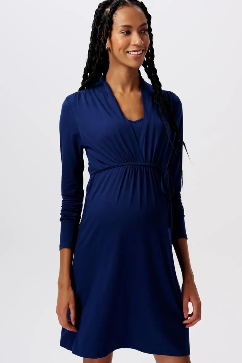 jurk_met_voedingsfunctie__6-21.webp Noppies Jurken | Jurken<Jurk Met Voedingsfunctie - Dark Blue