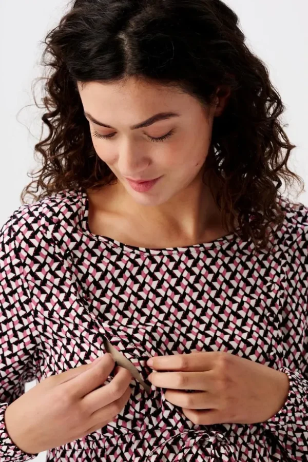 Noppies Jurken | Jurken<Jurk Met Voedingsfunctie - Off White
