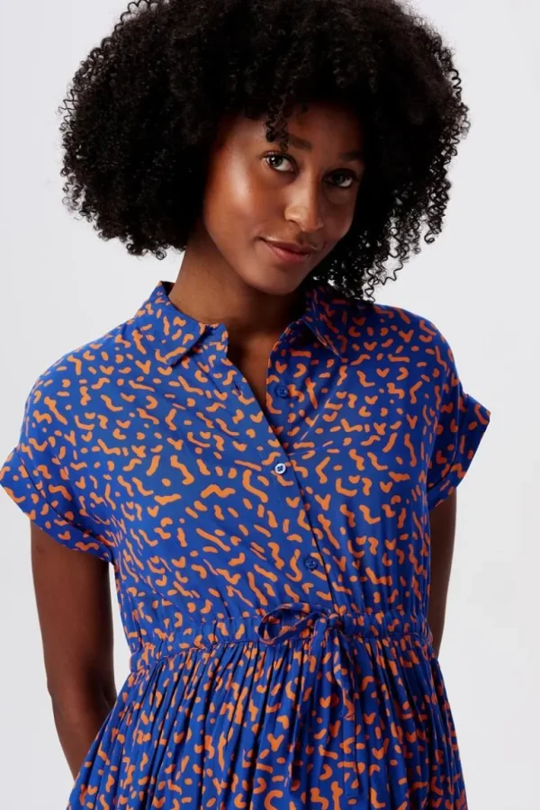 Noppies Jurken | Jurken<Jurk Met Voedingsfunctie - Electric Blue