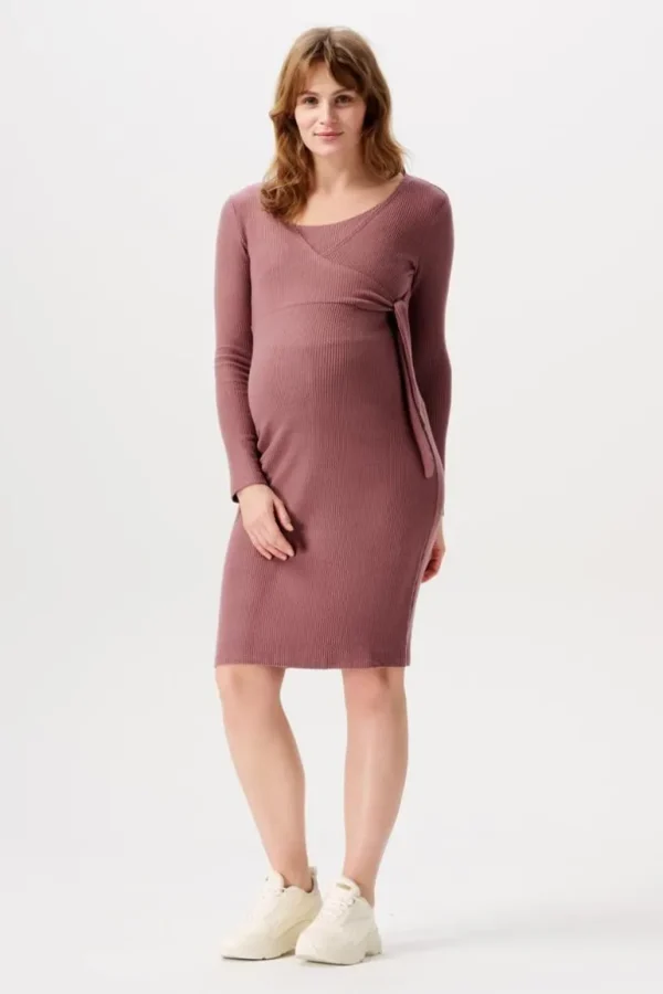 Noppies Jurken | Jurken<Jurk Met Voedingsfunctie Asa Ultra Soft Nursing Dress - Rose Taupe