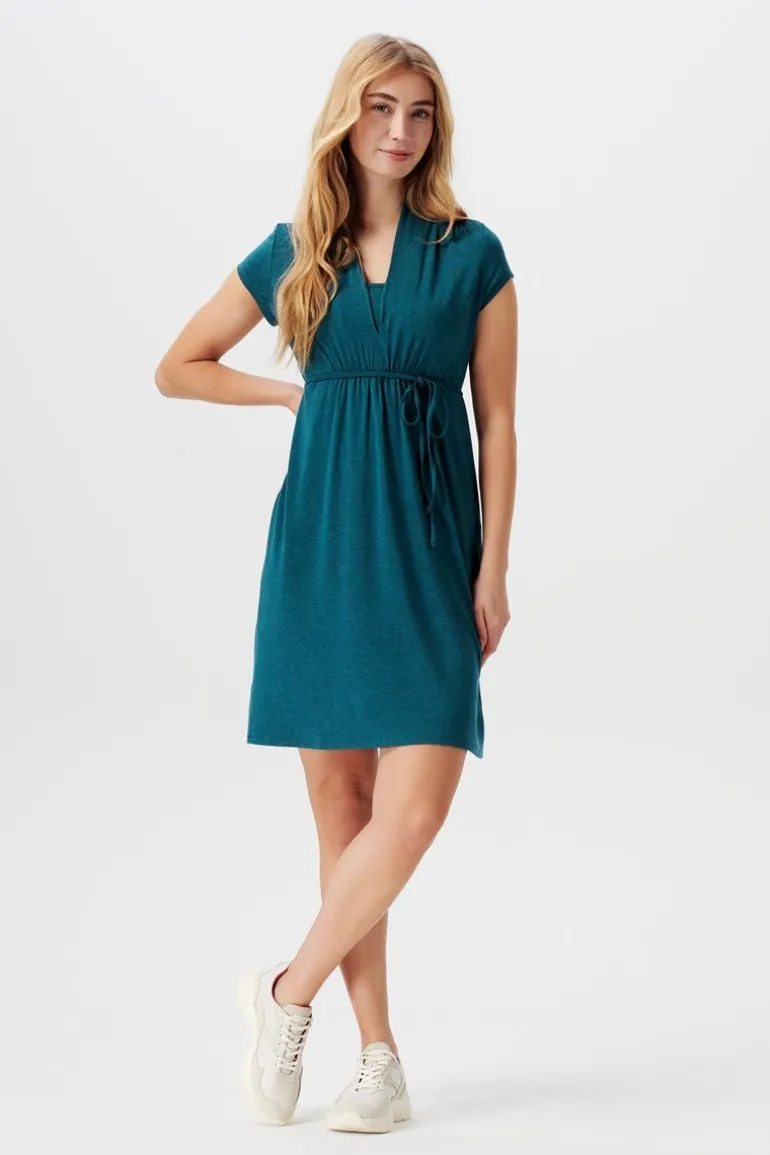 jurk_met_voedingsfunctie__7-124.webp Noppies Jurken | Jurken<Jurk Met Voedingsfunctie - Indian Jade