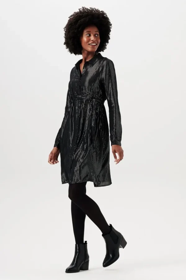 Noppies Jurken | Jurken<Jurk Met Voedingsfunctie - Black Ink
