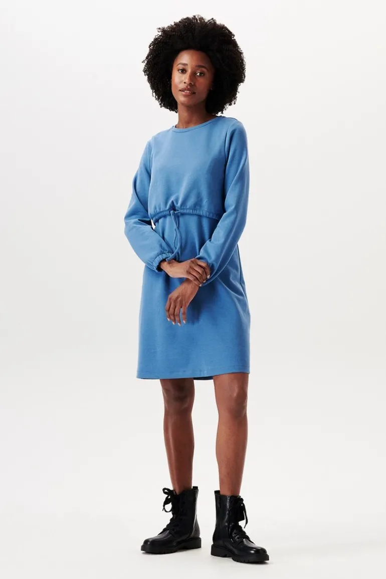 jurk_met_voedingsfunctie__7-159.webp Noppies Jurken | Jurken<Jurk Met Voedingsfunctie - Modern Blue