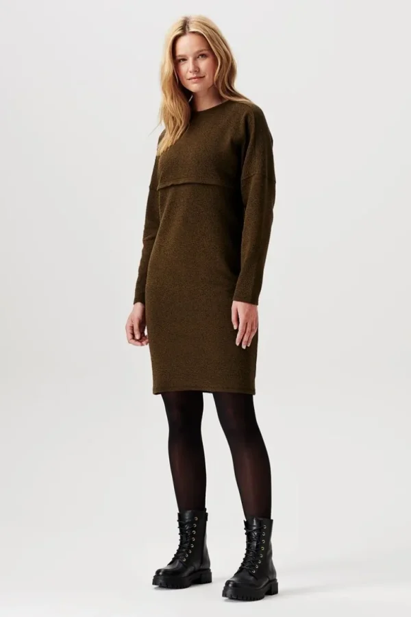 Noppies Jurken | Jurken<Jurk Met Voedingsfunctie Riva - dark olive