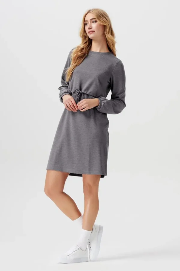 Noppies Jurken | Jurken<Jurk Met Voedingsfunctie - Medium Grey