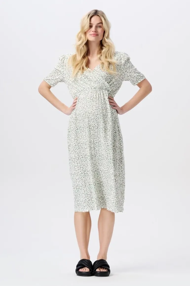 jurk_met_voedingsfunctie__7-28.webp Noppies Jurken | Jurken<Jurk Met Voedingsfunctie Jaelynn - Cream minimal flower