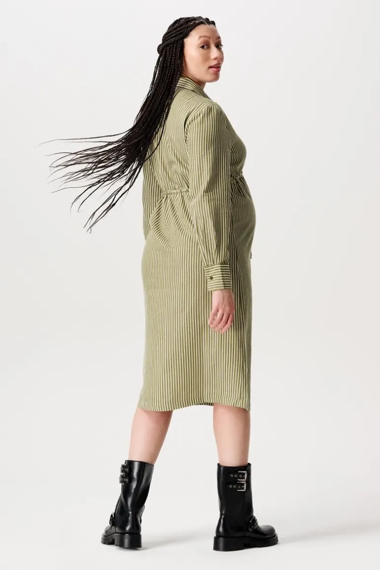 jurk_met_voedingsfunctie__7-60.webp Noppies Jurken | Jurken<Jurk Met Voedingsfunctie Vaala - Sphagnum Stripe
