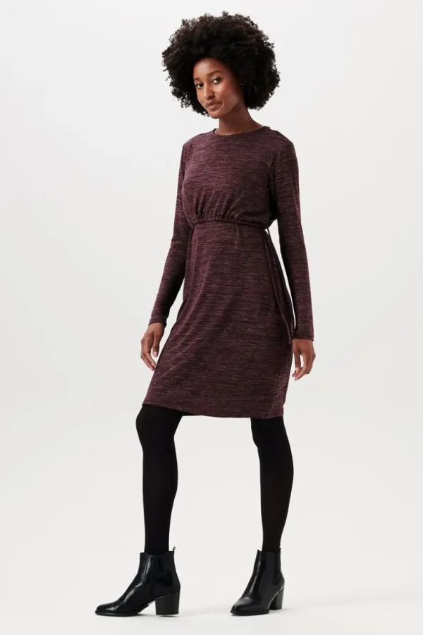 Noppies Jurken | Jurken<Jurk Met Voedingsfunctie - Plum Brown