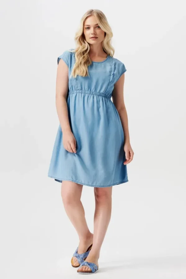 Noppies Jurken | Jurken<Jurk Met Voedingsfunctie - Medium Wash