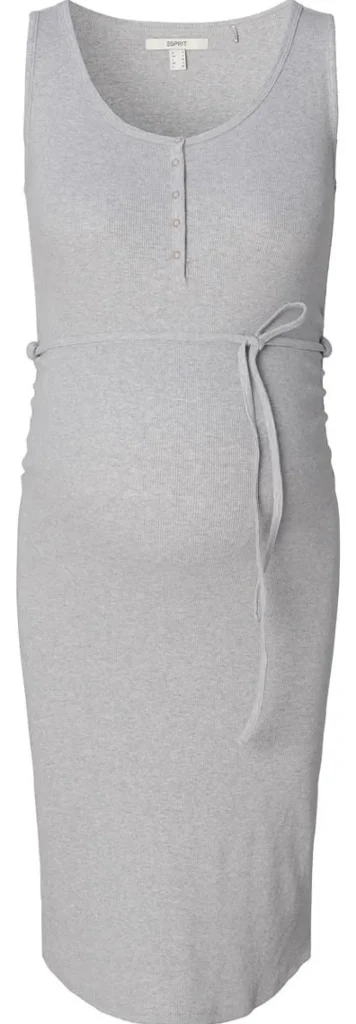 Noppies Jurken | Jurken<Jurk Met Voedingsfunctie - Light Grey melange