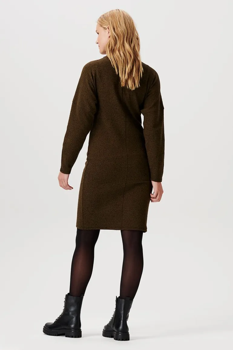 jurk_met_voedingsfunctie__8-168.webp Noppies Jurken | Jurken<Jurk Met Voedingsfunctie Riva - dark olive