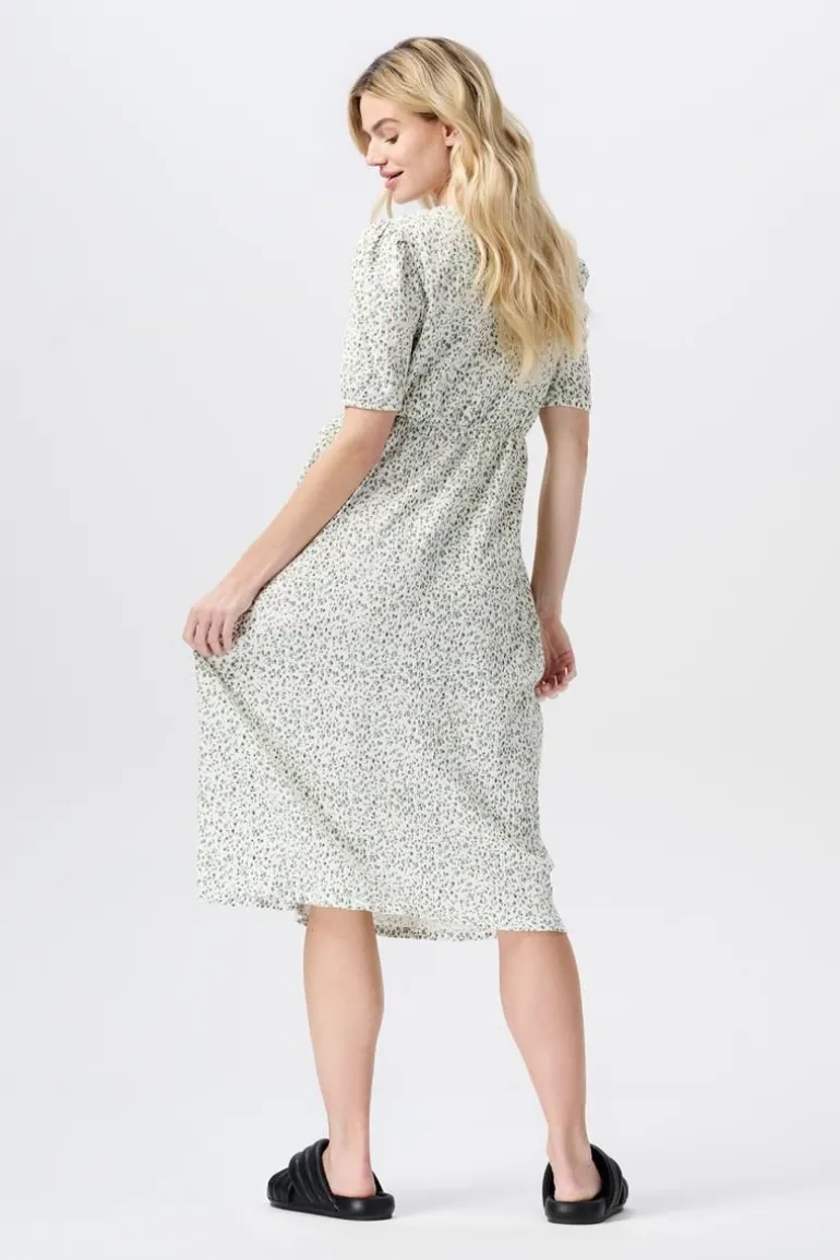jurk_met_voedingsfunctie__8-28.webp Noppies Jurken | Jurken<Jurk Met Voedingsfunctie Jaelynn - Cream minimal flower