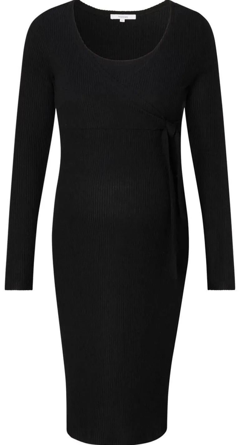 jurk_met_voedingsfunctie__8-79.webp Noppies Jurken | Jurken<Jurk Met Voedingsfunctie Asa Ultra Soft Nursing Dress - Black