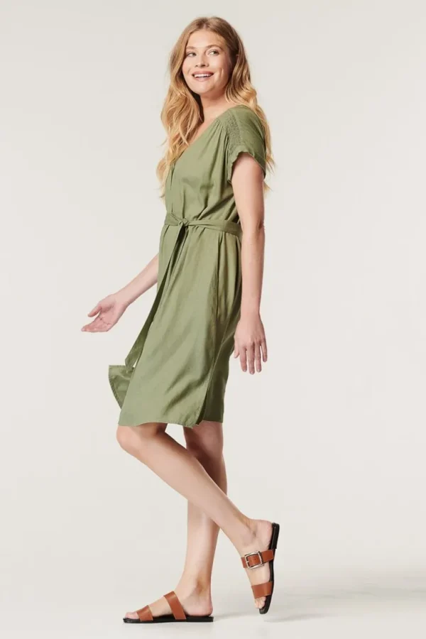 Noppies Jurken | Jurken<Jurk Met Voedingsfunctie - Real Olive
